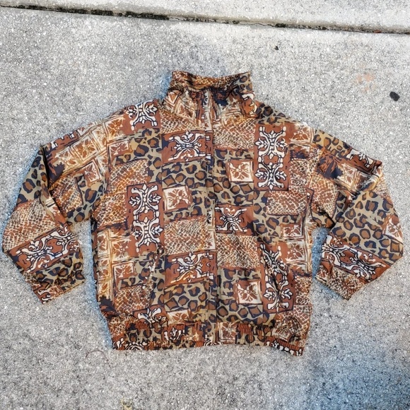 EVR Vintage Animal Print Windbreaker - Picture 3 of 4